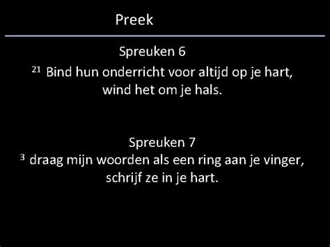 Preek Spreuken Mogen Liefde En Trouw