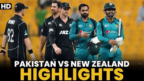 Highlights Pakistan Vs New Zealand Odi Pcb Ma L Youtube