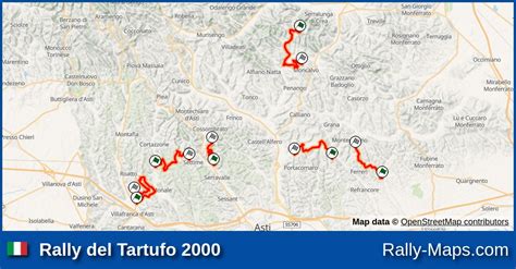 Maps Rally Del Tartufo Rally Maps