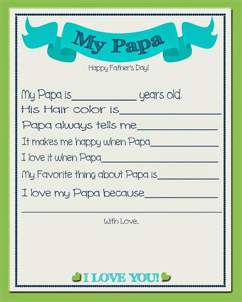 Father S Day Cards For Grandpa Printable