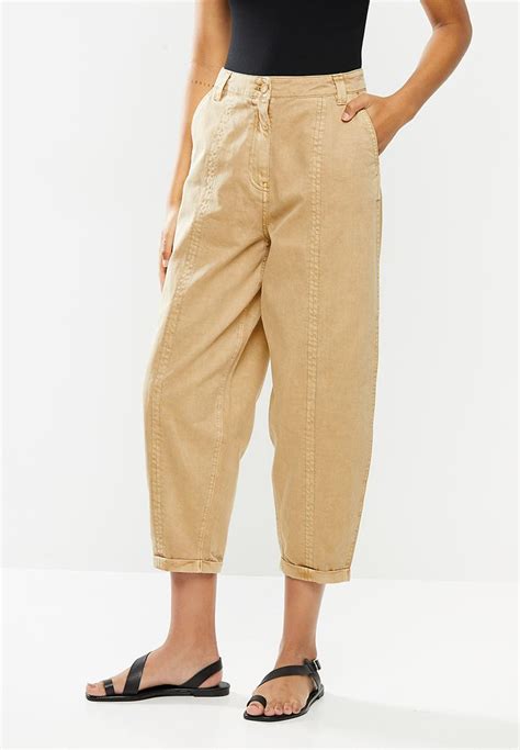 Geneve Xhr Barrel Pant Nomad Vero Moda Trousers