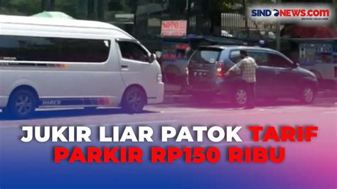 Meresahkan Viral Jukir Liar Patok Tarif Parkir Rp Ribu Di Depan