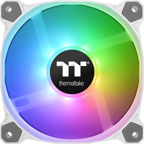 Thermaltake Pure 12 ARGB Sync Radiator Fan White TT Premium Edition (3 ...