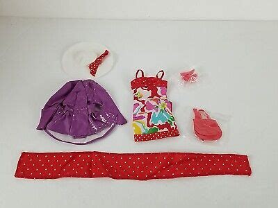 Used Vintage 1988 Barbie Mattel 1907 Paris Pretty Fashion Outfit