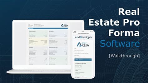 Real Estate Pro Forma Software Real Estate Investment Analysis Youtube