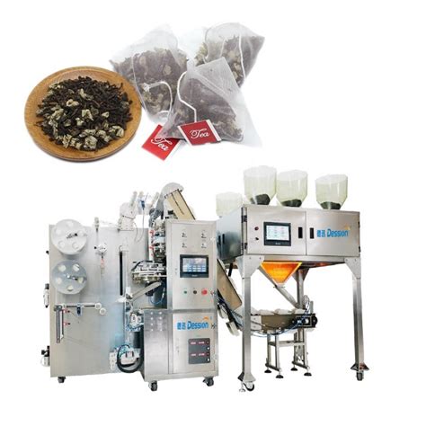 Automatic Nylon Pyramid Tea Bag Packing Machine Triangle Tea Bag