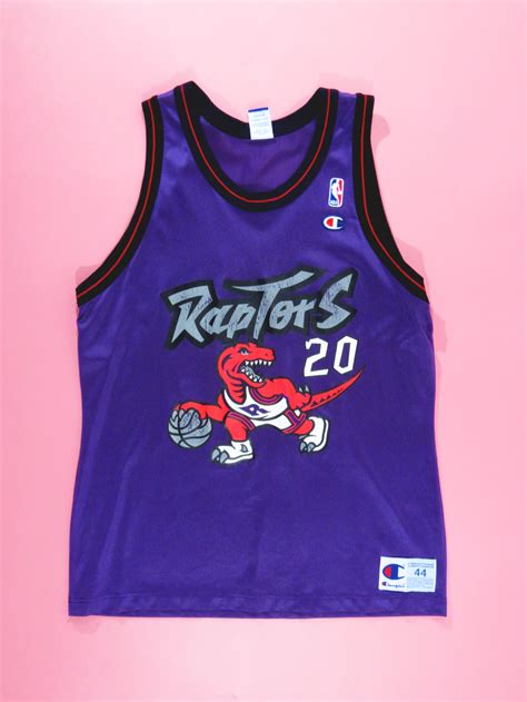 90s Toronto Raptors Damon Stoudamire Champion Jersey 5 Star Vintage