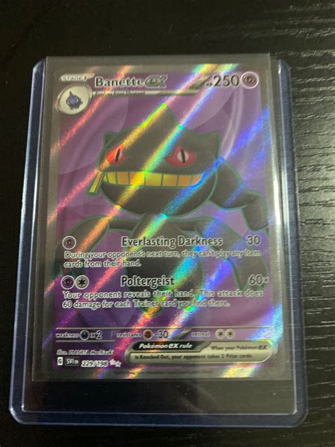 Pokemon Banette Ex Scarlet Violet Base Set Sv Sv Full Art