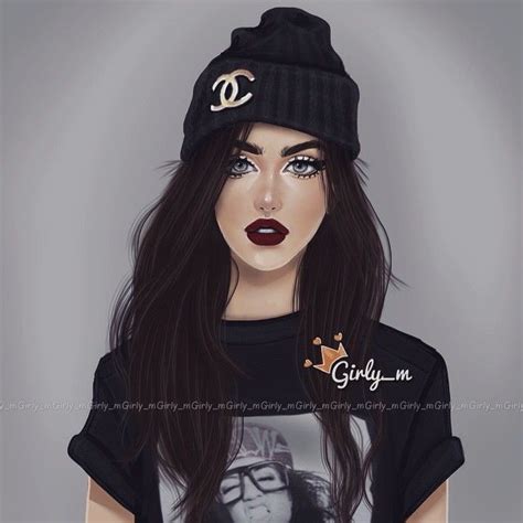 ️ Sketchbookpro Girlym رسمتها ع الايباد ببرنامج Sketchbook Pro ️ الي ع التيشرت صوره ️ Tumblr