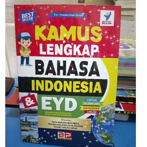 Jual BUKU KAMUS LENGKAP BAHASA INDONESIA DAN EYD MERDEKA BELAJAR