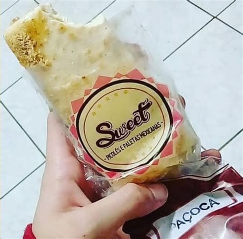 Paleta Mexicana de Paçoca Sweet Sorvetes Rua Souza Naves 604 Pq São