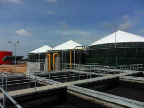 Cow Farm Cstr Enamel Steel Biogas Reactor Digester Plant Anaerobic