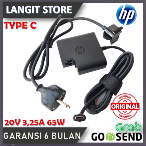 Jual Adaptor Charger Laptop HP Spectre X360 Pro X2 612 G2 TPN 65W Type