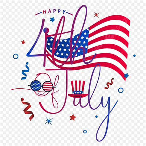 Happy 4th July Vector Design Images Happy 4th July Card Banner