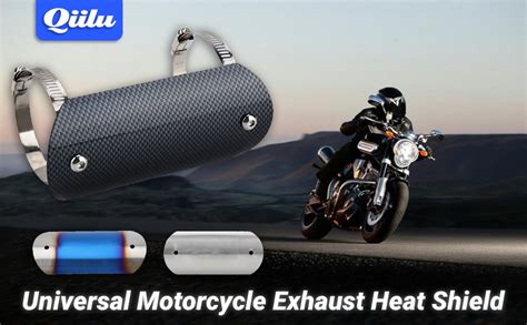 Qiilu Auto And Motorcycle Exhaust Systems Heat Deflectors Heat Shield