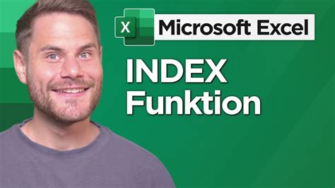 Index Funktion In Excel Einfach Erkl Rt Youtube