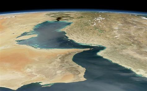 Strait Of Hormuz By Science Photo Library