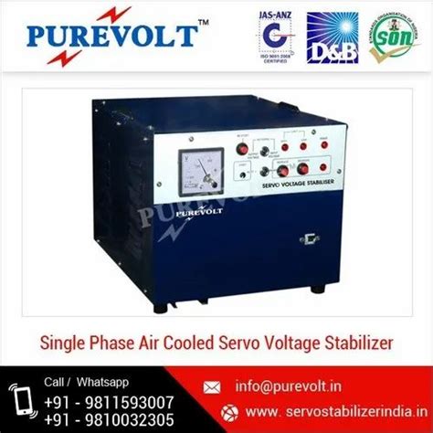 Air Cooled Automatic Servo Voltage Stabilizer 170 270v Ac 230v Rs