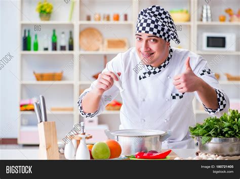 Young Male Cook Image And Photo Free Trial Bigstock