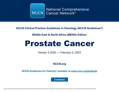 Pdf Nccn Clinical Practice Guidelines In Oncology Nccn Guidelines ® Middle East And North