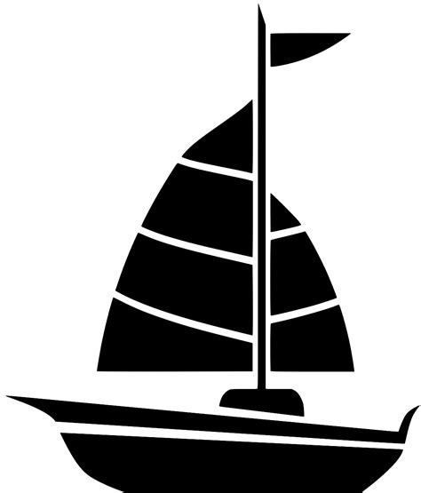 Svg Boat Simple Sailboat Sail Free Svg Image And Icon Svg Silh