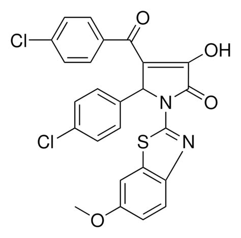 4 4 CHLOROBENZOYL 5 4 CHLOROPHENYL 3 HYDROXY 1 6 METHOXY 1 3