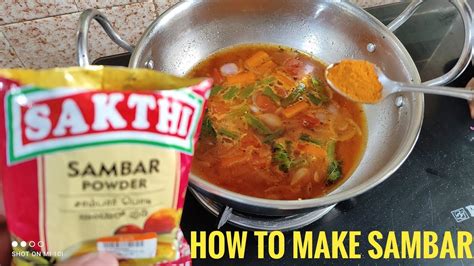 Vegetable Sambar Recipe How To Make South Indian Sambar Sakthi Sambar Powder Easy To Make