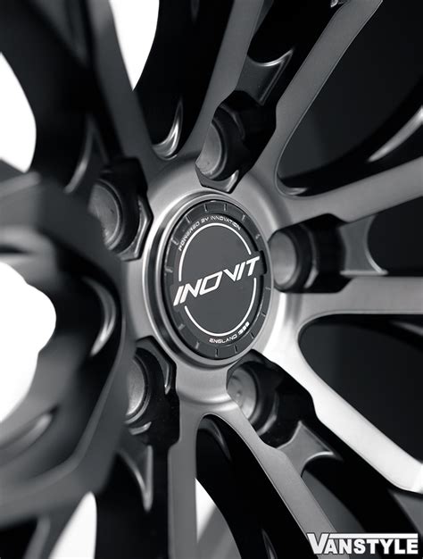 Inovit Blitz 20 Black Machined Face Dark Tint Alloys T5 T6 Vanstyle