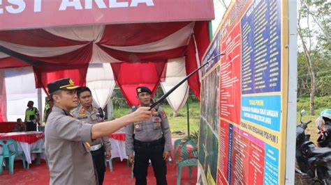 Persiapan Pam Nataru Kapolres Asahan Cek Pos Pelayanan Meranti Dan Pos