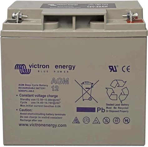 Victron Energy V Ah Agm Super Cycle Battery M Amazon Co Uk