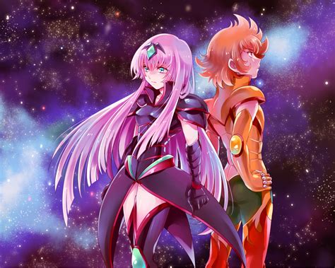 Lionet Soma And Hornet Sonia Saint Seiya And 1 More Drawn By Amiko