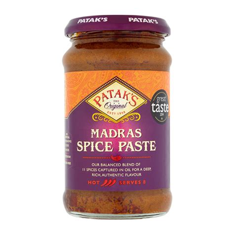 Pataks Paste Madras Curry Top Op Foods