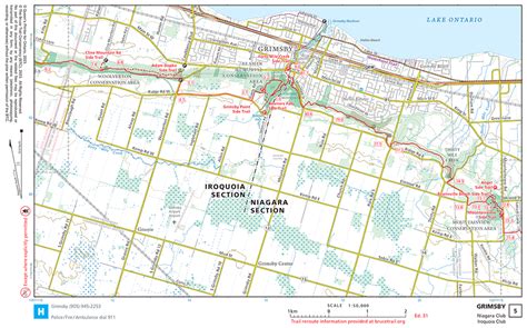 Iroquoia Maps Grimsby To Milton Bruce Trail Conservancy