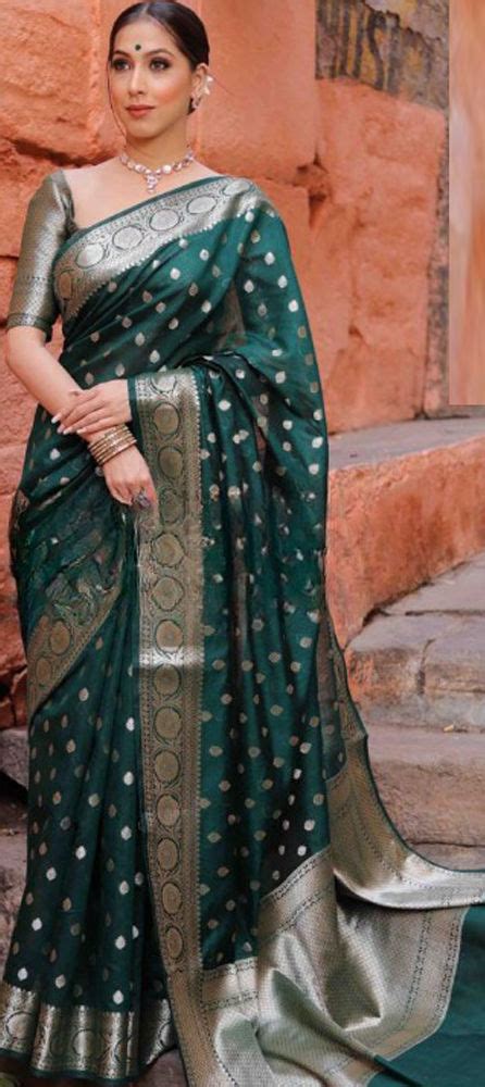 Party Wear Traditional Green Color Art Silk Silk Fabric Saree