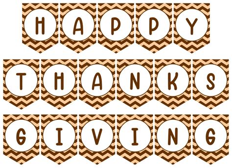 Printable Happy Thanksgiving Signs - Printable JD