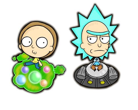 Rick And Morty By Kamugi92 At Deviantart Chibi Forms Of Rick Morty