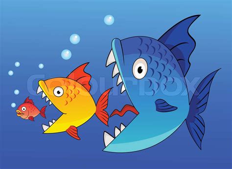 Fish Eating Fish Clip Art