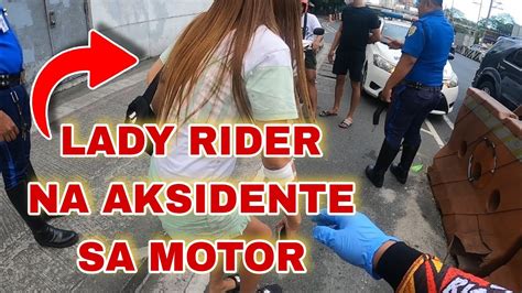 Lady Rider Na Aksidente Dahil Sa Buhangin Na Galing Sa Plastic Barrier