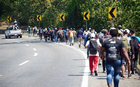 Sale Primer Caravana Migrante Con Mil Personas Desde Tapachula El Sol