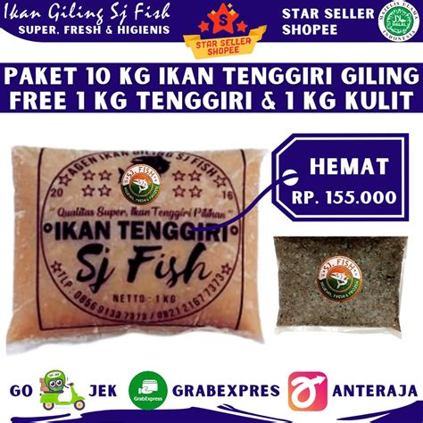 Jual Kg Ikan Tenggiri Giling Free Kg Tenggiri Kg Kulit Shopee