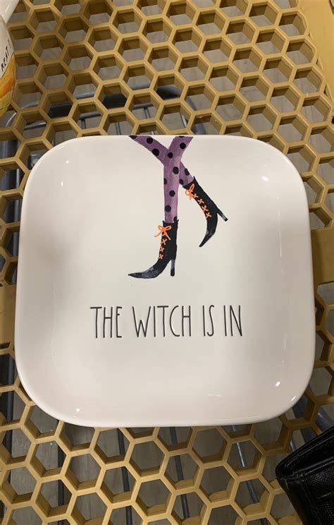 Rae Dunn The Witch Is In Plate On Mercari Rae Dunn Dunn Rae