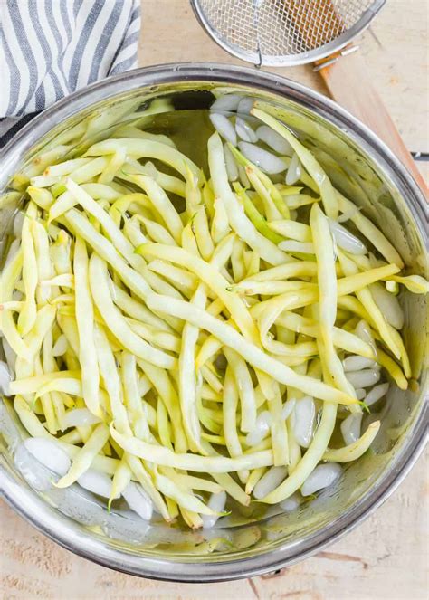 Wax Beans With Garlic And Basil Running To The Kitchen®