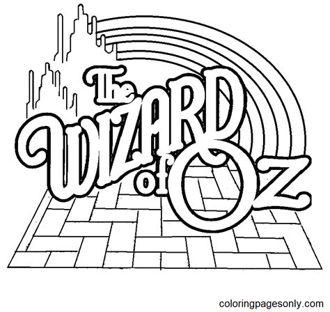 Wizard Of Oz Coloring Pages To Print