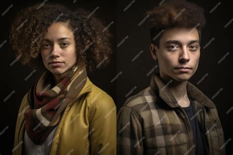 Premium Photo Breaking Stereotypes Portraits Of Individuals Defying Racial Bias