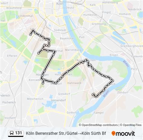 Route Fahrpl Ne Haltestellen Karten K Ln Berrenrather Str