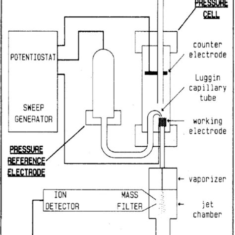 Schematic Setup Of An Online ECMS Setup With Thermospray Ionization