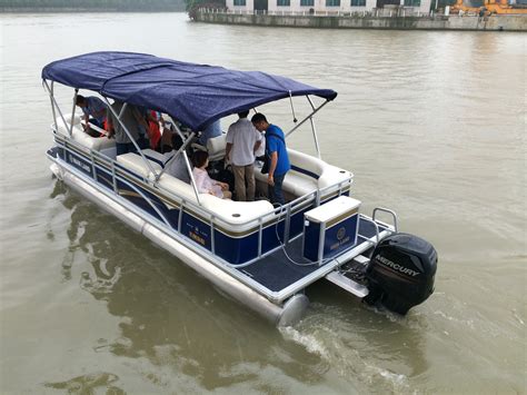 High End Mmelancho 26ft Aluminum Pontoon Boat For The Ultimate Boating Experience China