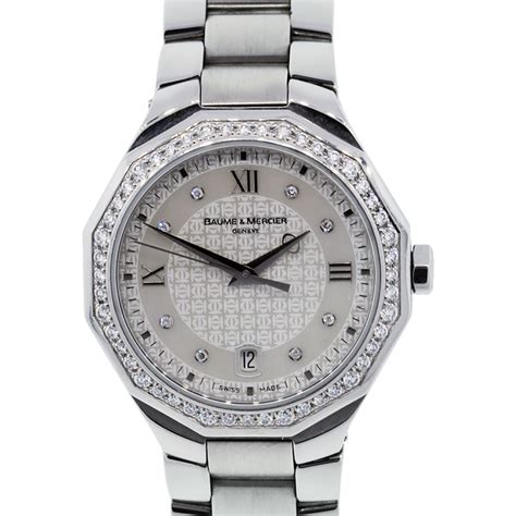 Baume And Mercier 8597 Riviera Diamond Steel Ladies Watch