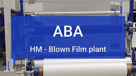 Aba Hm Layer Blown Film Machine By Ashok Extrusion Tech Youtube