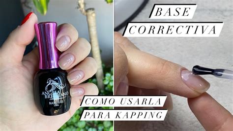 Base Correctiva Rubber Base COMO USARLA PARA HACER KAPPING YouTube